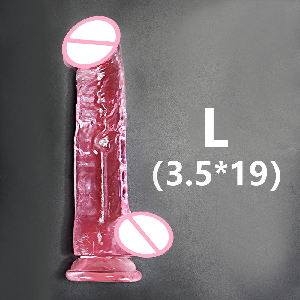 Dildos Realisticos con Ventosa "Erotic Jelly "