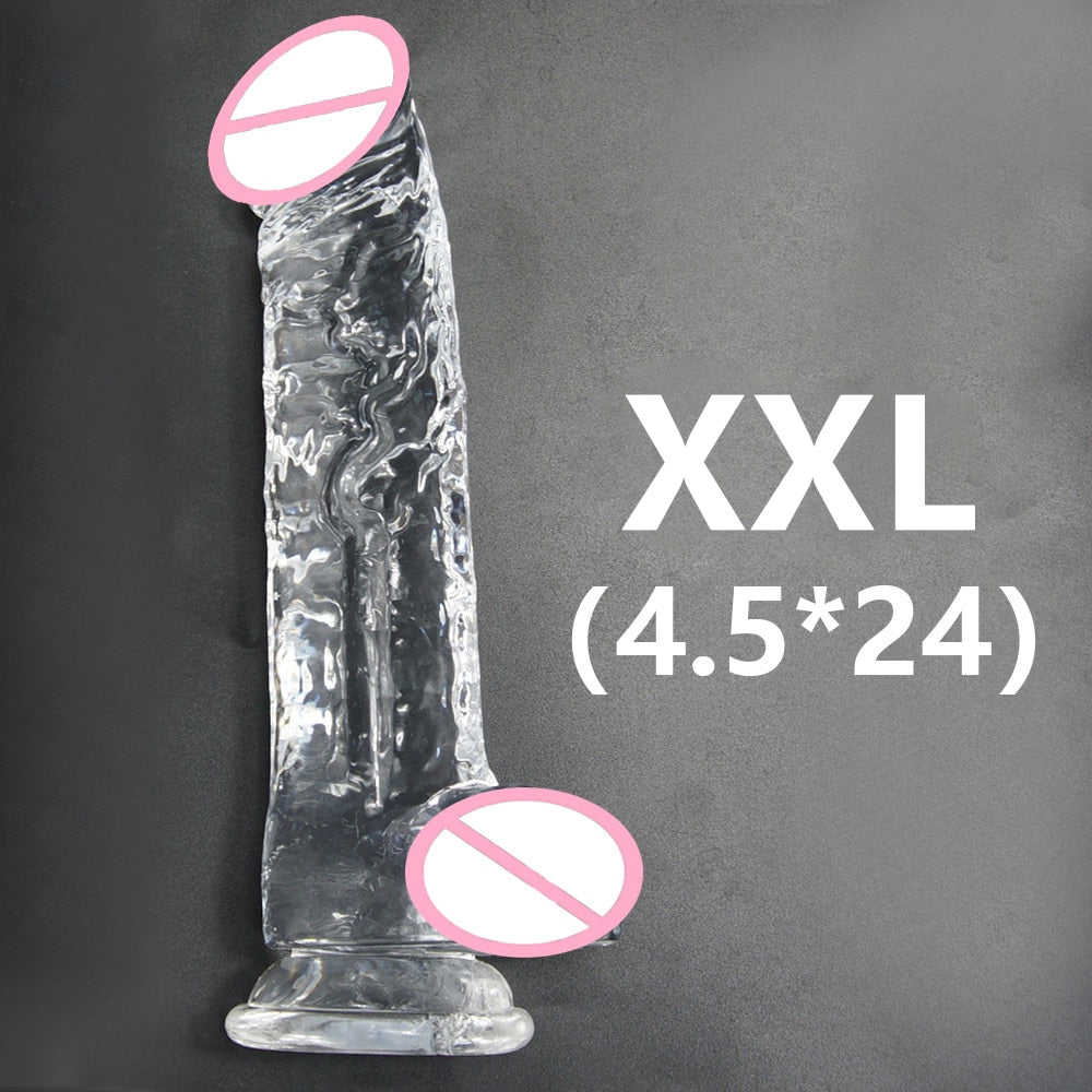 Dildos Realisticos con Ventosa "Erotic Jelly "