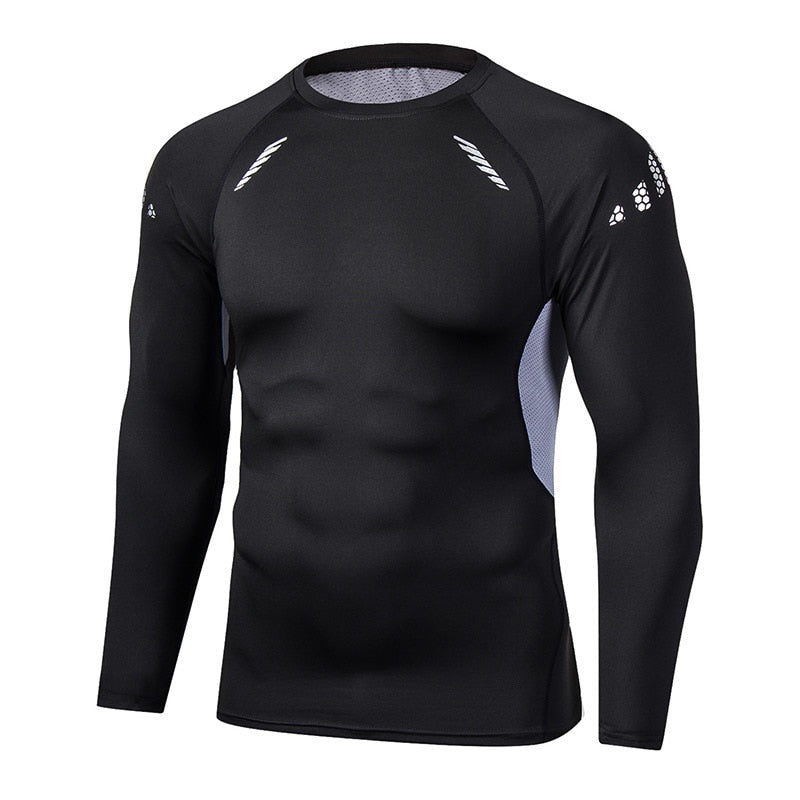 Camiseta de compresión para correr para hombre