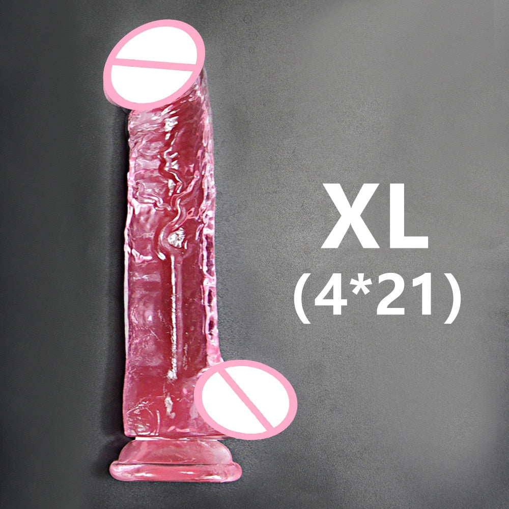 Dildos Realisticos con Ventosa "Erotic Jelly "