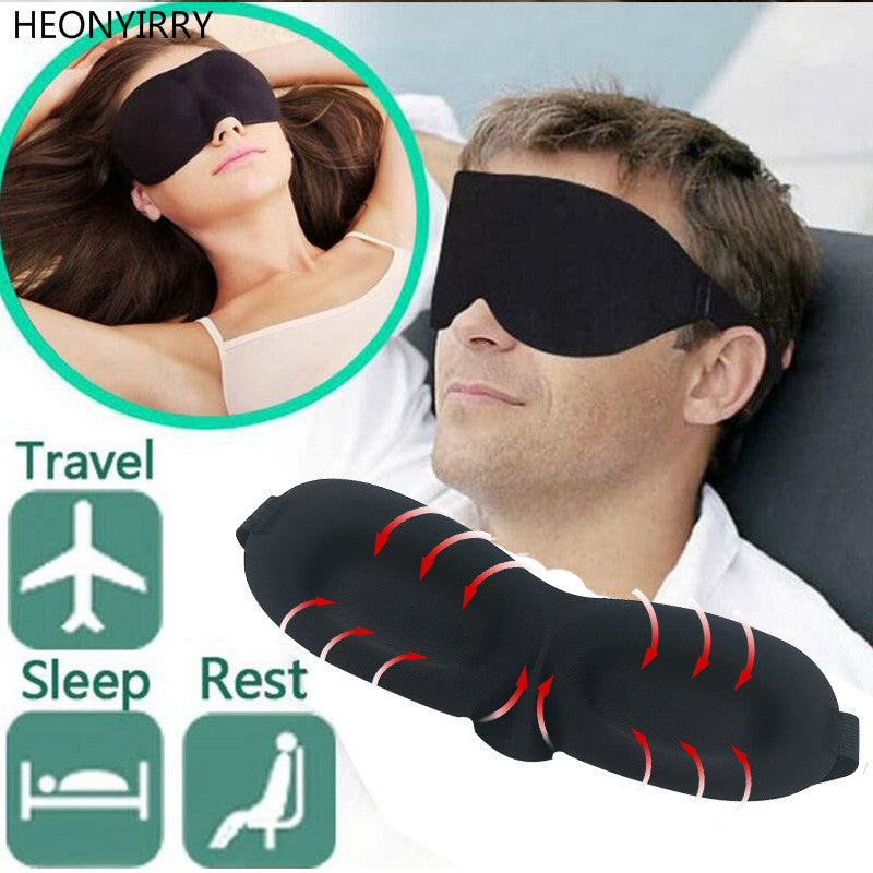 Natural antifaz 3D para dormir cubierta suave portátil para los ojos,  parche de viaje