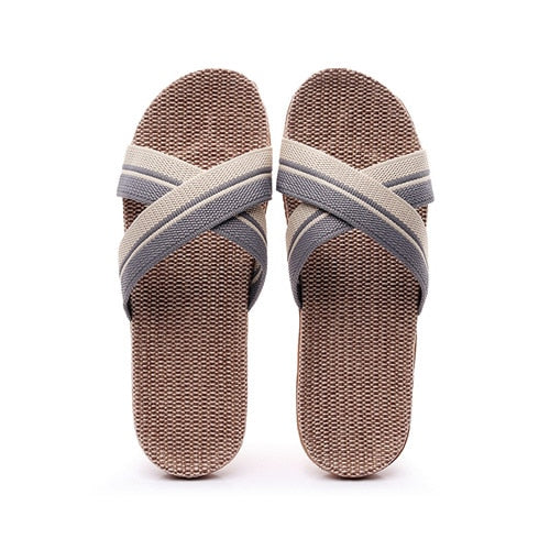 Sandalias Unisex de verano de lino.