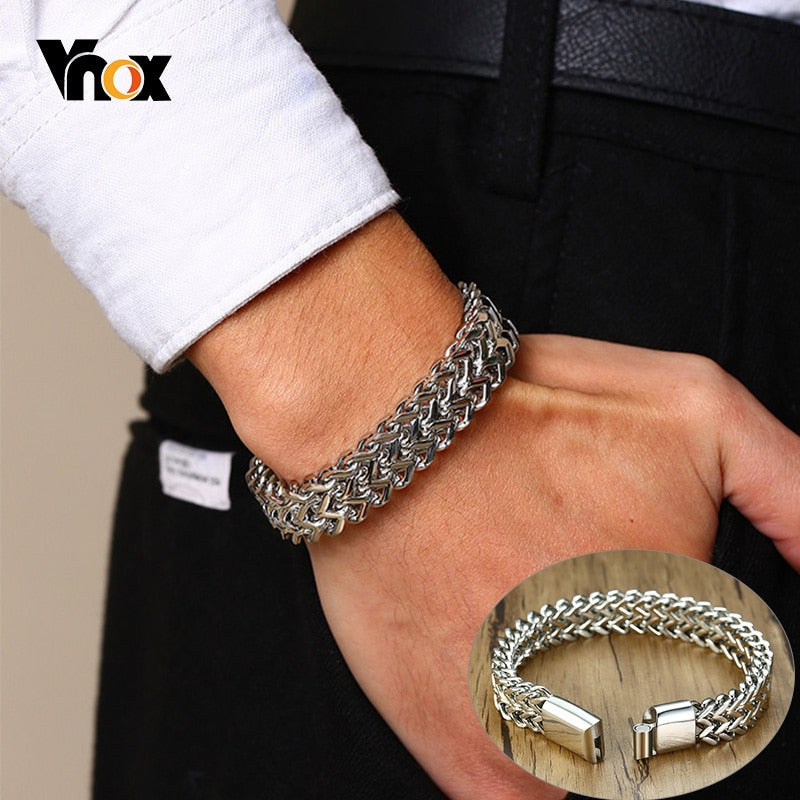 Pulseras Vintage para hombres Acero inoxidable (VARIOS MODELOS)