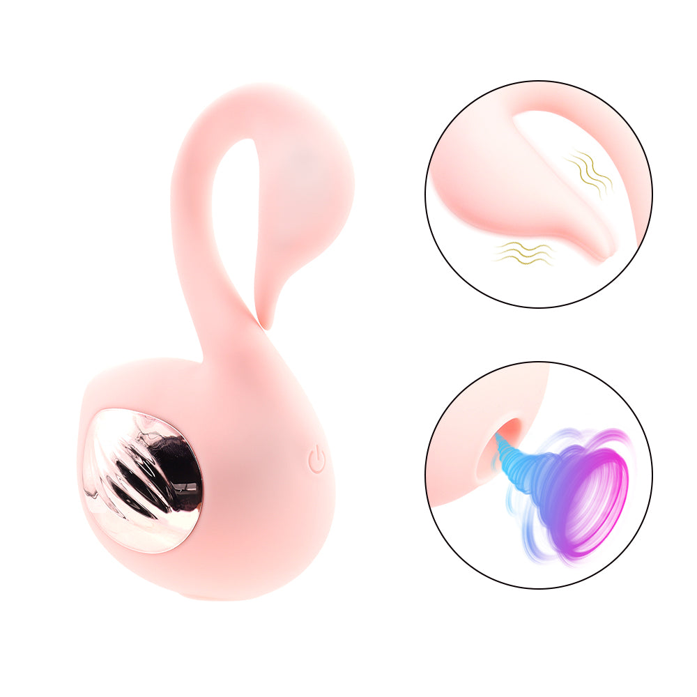 Swan Succionadoor Vibrador 10 Frequencias, Nipple G Spot Massager Clitoris