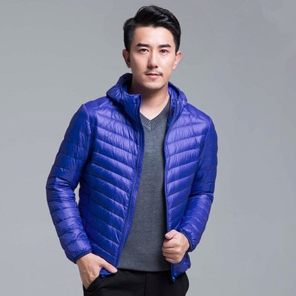 Chaqueta plegable ultraligera para todas las estaciones para hombre