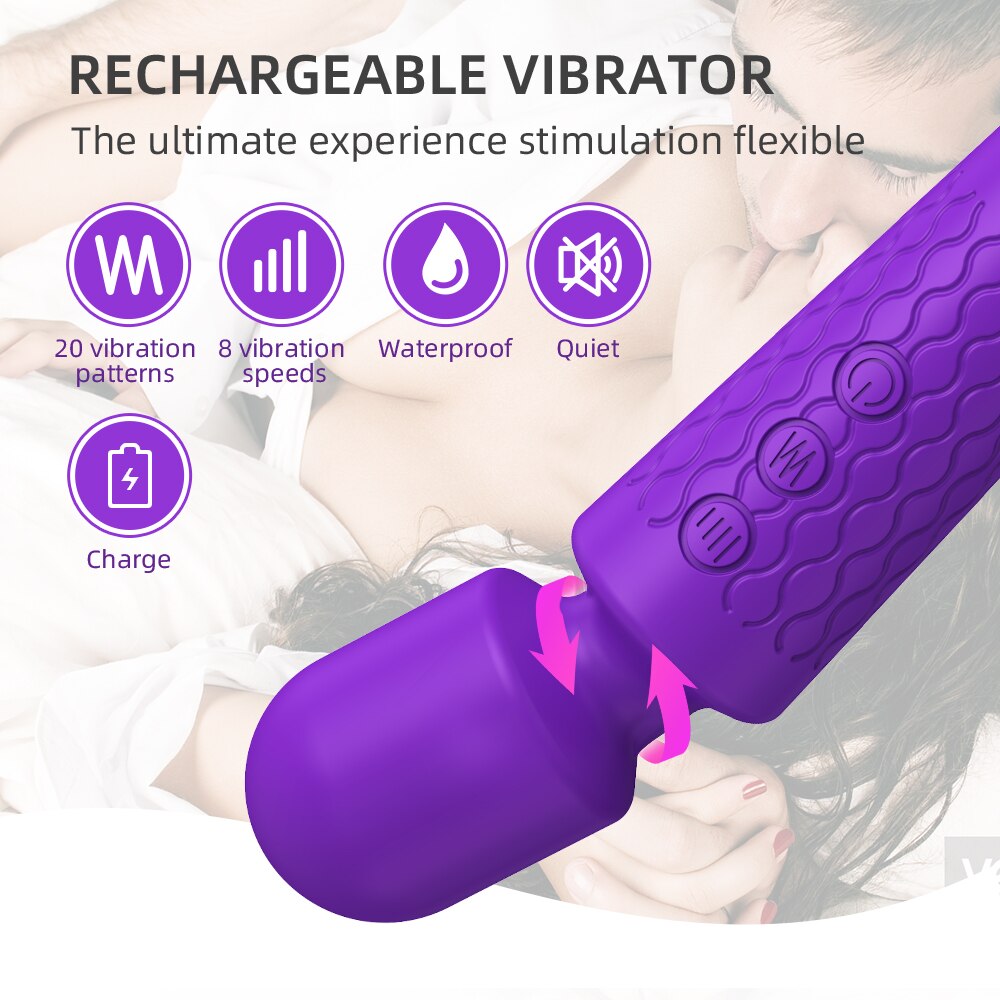 Masajeador Vibrador Clitoris Estimulador + USB Recargeable