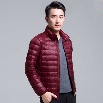 Chaqueta plegable ultraligera para todas las estaciones para hombre