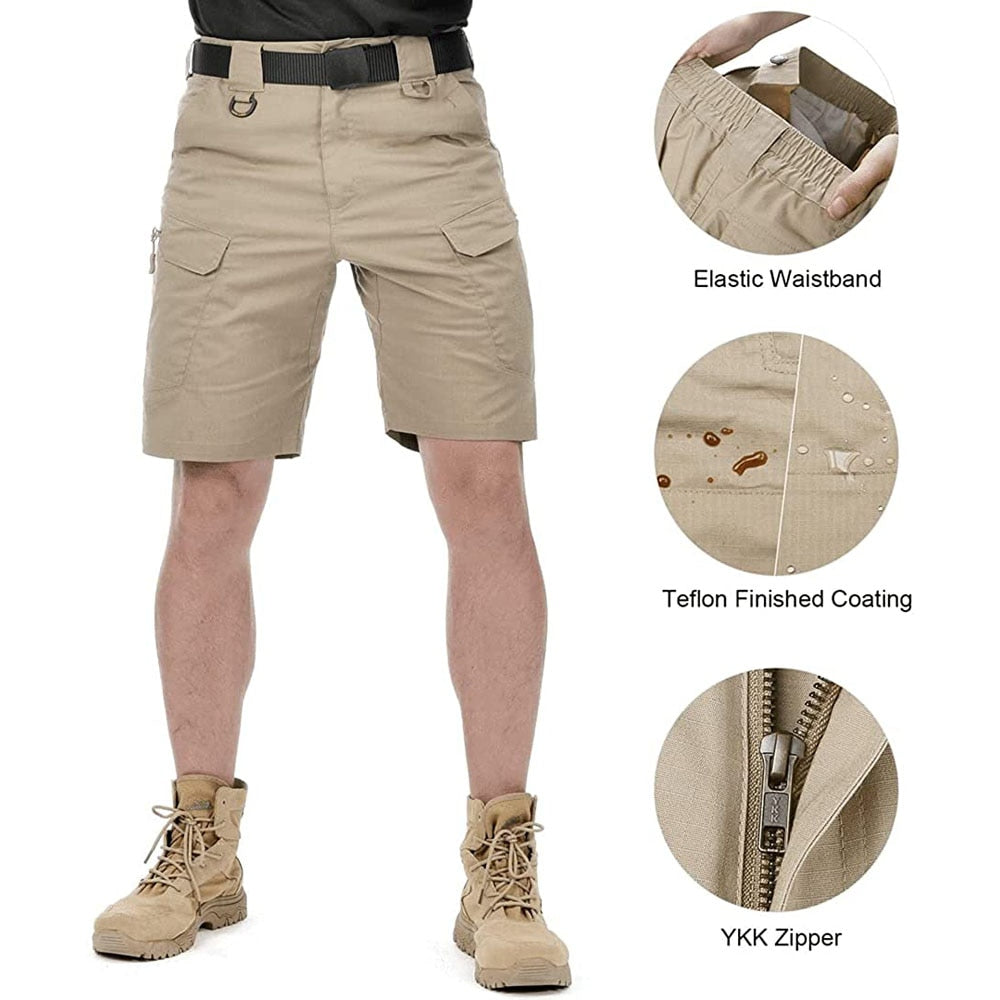 Pantalones cortos tácticos militares urbanos para hombre