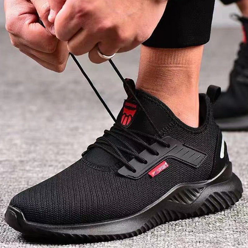 Zapatos de seguridad para hombre con puntera de acero