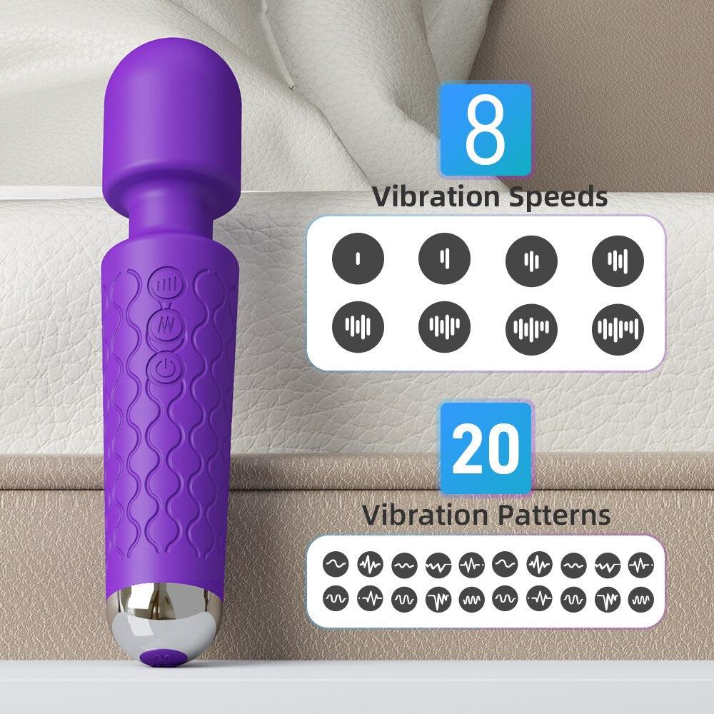 Masajeador Vibrador Clitoris Estimulador + USB Recargeable