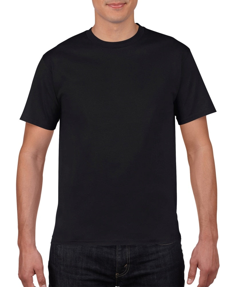 Camisetas para hombres 100% algodón - manga corta cuello redondo.