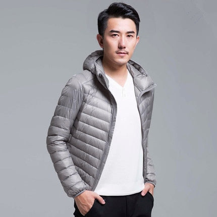 Chaqueta plegable ultraligera para todas las estaciones para hombre