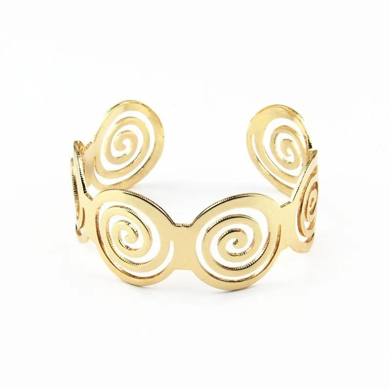 Brazalete Punk Cool tipo anillo, pulsera ajustable muñeca  (VARIOS MODELOS)