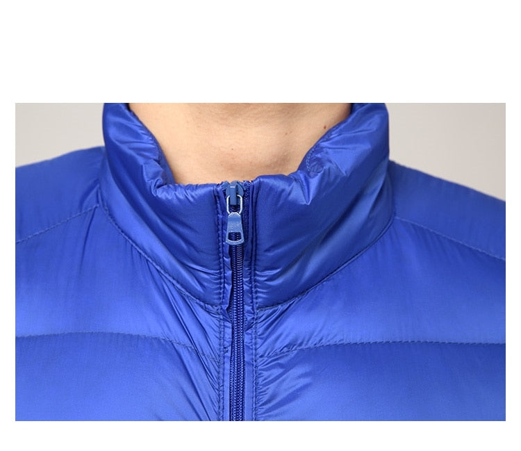 Chaqueta plegable ultraligera para todas las estaciones para hombre