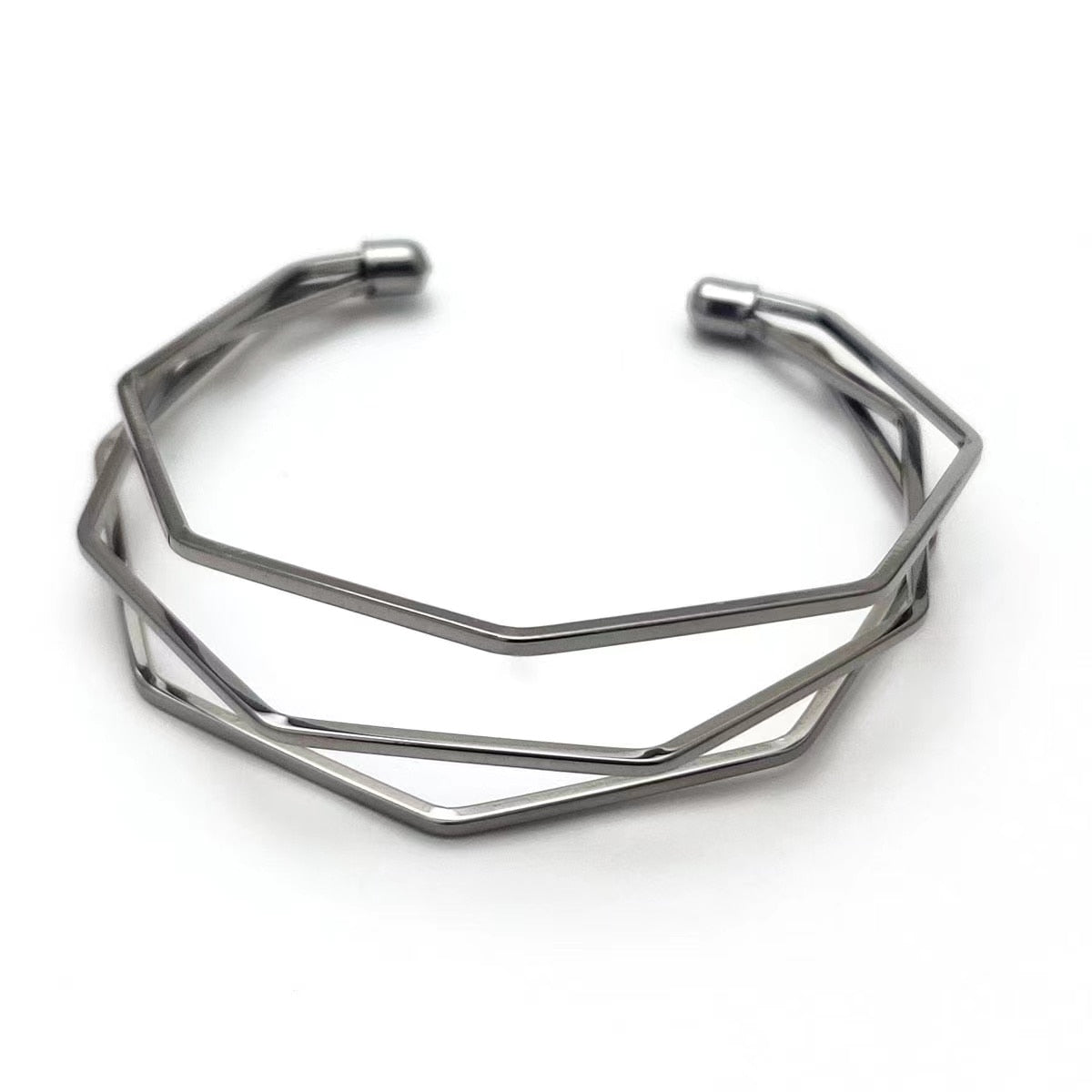 Brazalete Punk Cool tipo anillo, pulsera ajustable muñeca  (VARIOS MODELOS)