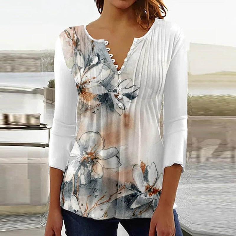 Camisas para mujer con estampado gráfico Primavera - Verano