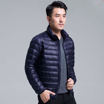 Chaqueta plegable ultraligera para todas las estaciones para hombre