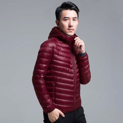 Chaqueta plegable ultraligera para todas las estaciones para hombre