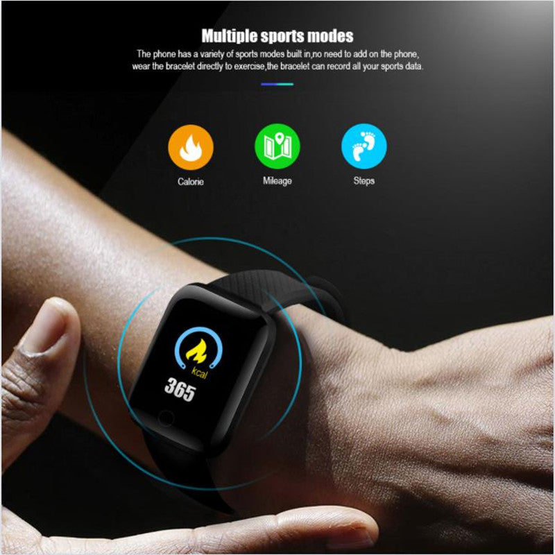 Reloj deportivo inteligente Fitness ritmo cardíaco llamada WhatsApp