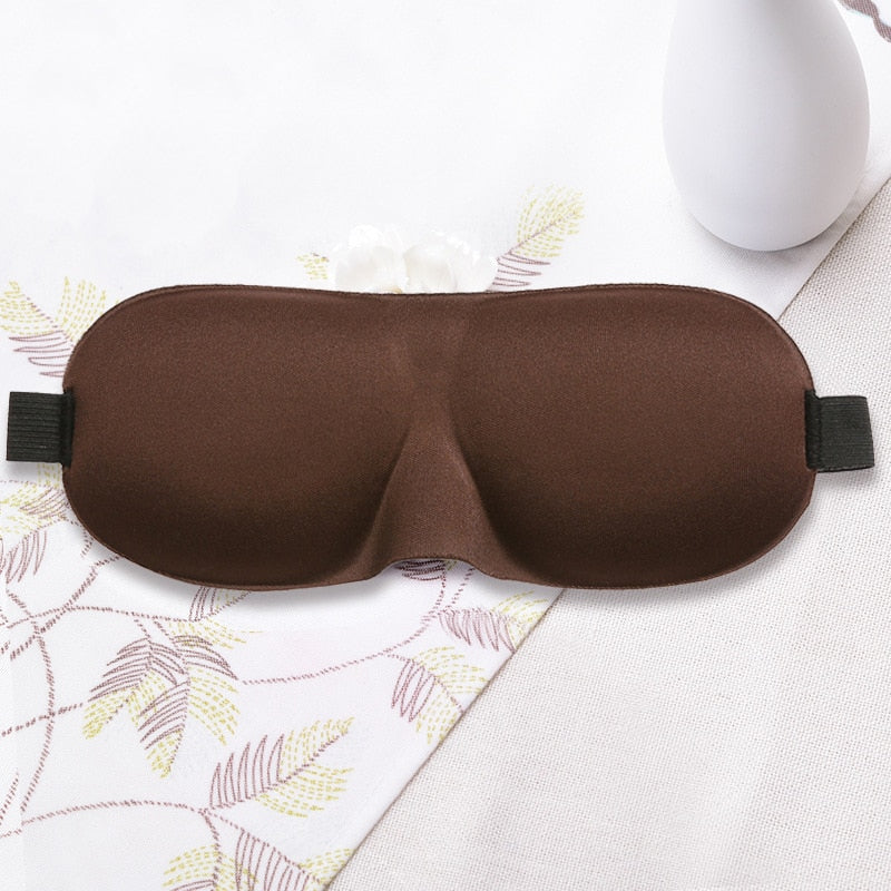 Natural antifaz 3D para dormir cubierta suave portátil para los ojos,  parche de viaje