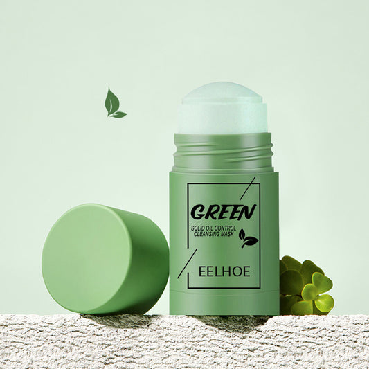 Mascarilla limpiadora de té verde, mascarilla de limpieza profunda, Control de aceite hidratante, tratamiento facial para el cuidado de la piel