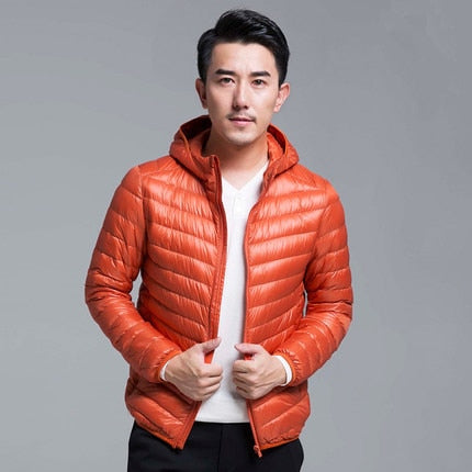 Chaqueta plegable ultraligera para todas las estaciones para hombre