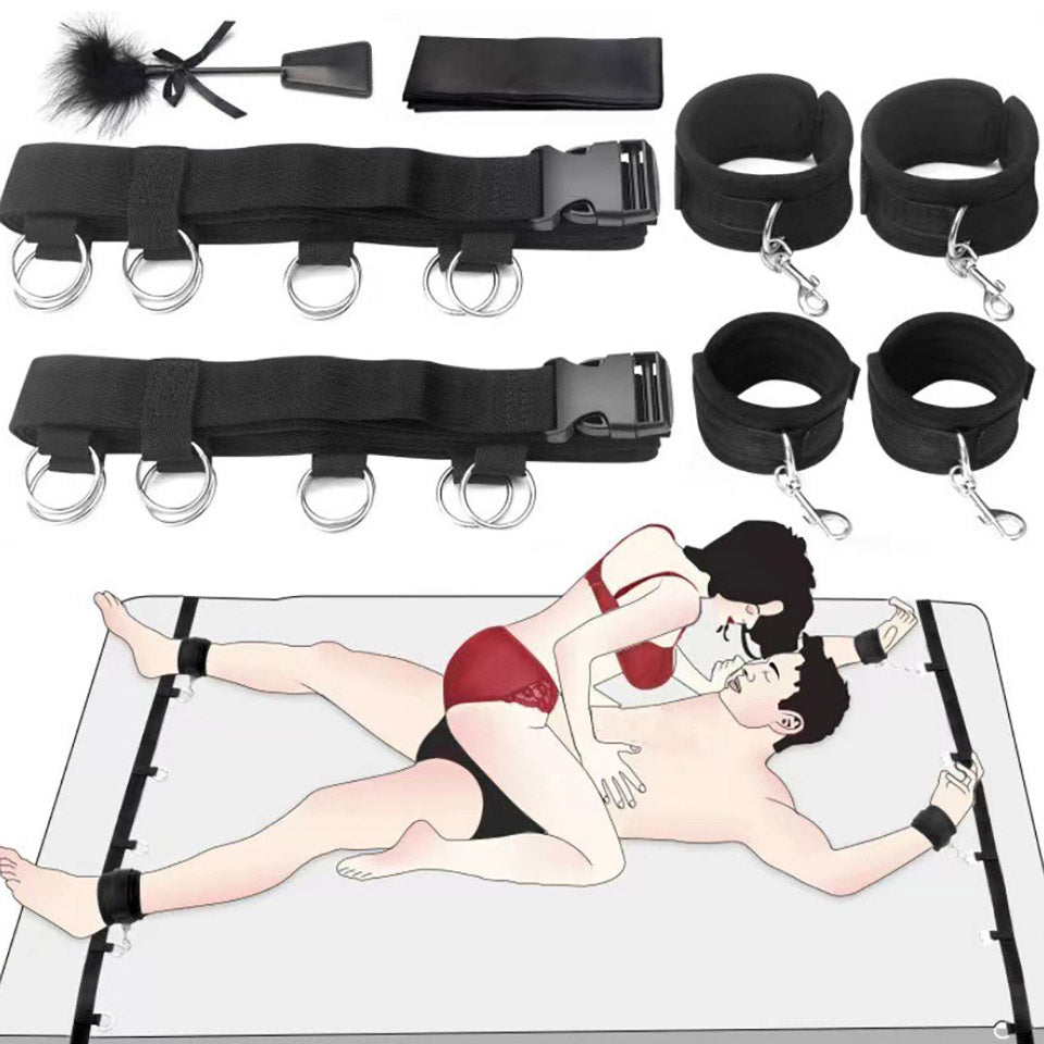 Set de Ataduras para cama y juegos BDSM