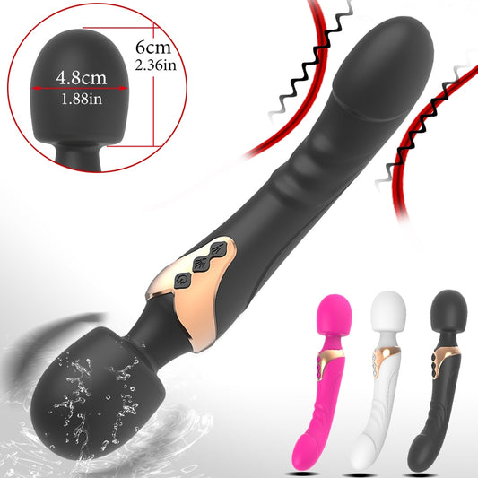 Masajeador Vibrator Dual motor silicone + G-Spot Massager