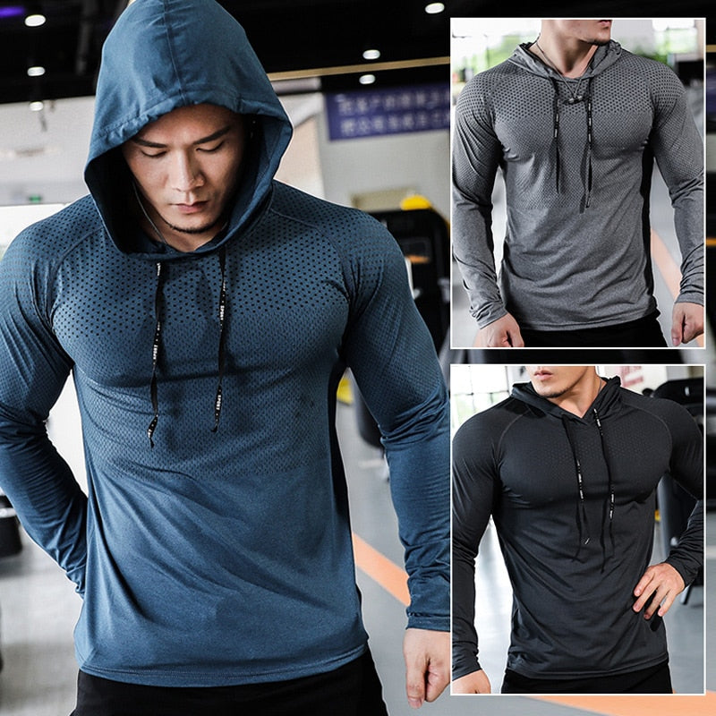 Sudadera con capucha deportiva para correr